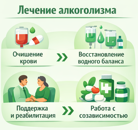 лечение алкоголизма в Бузулуке этапы